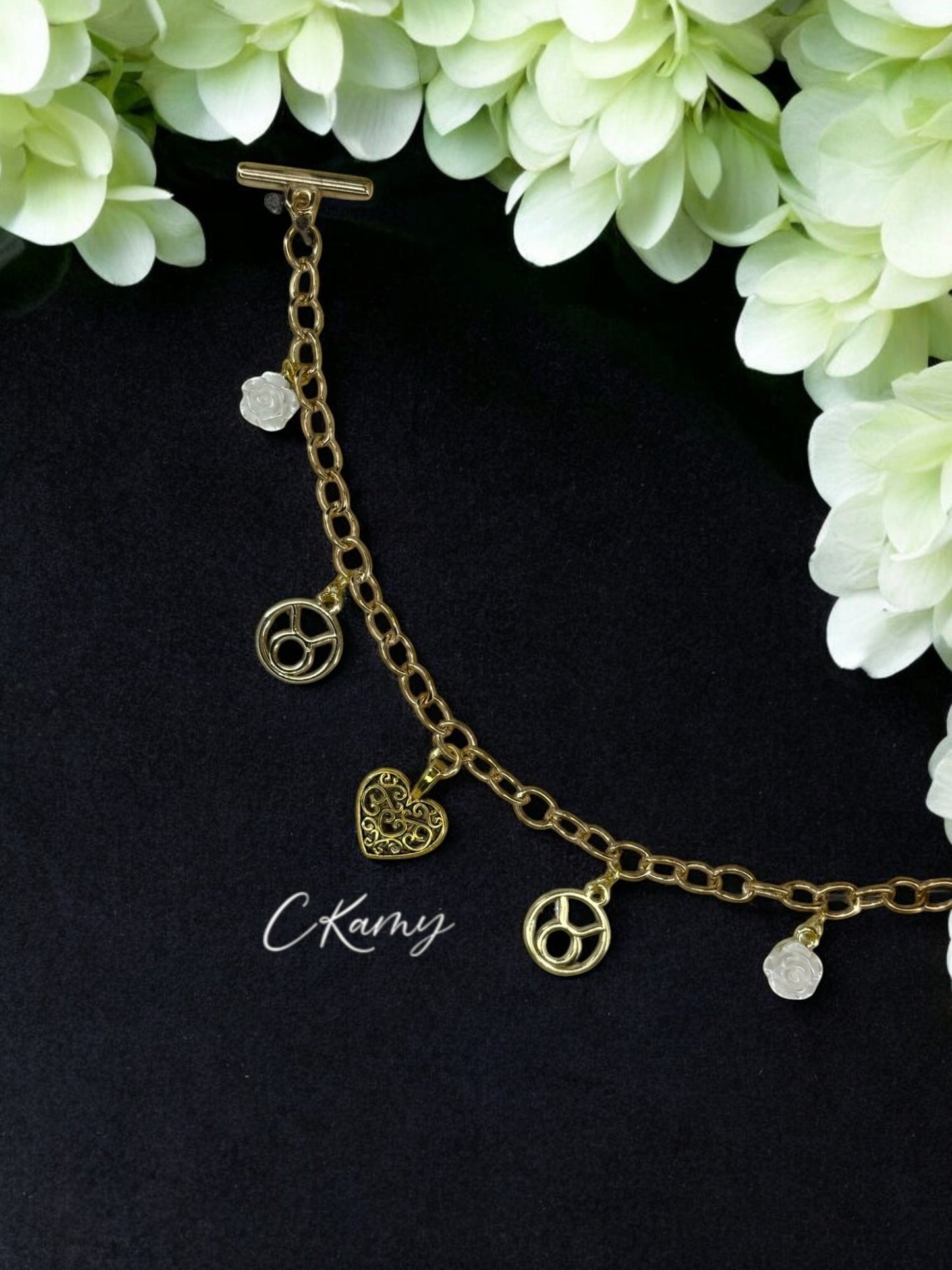 Bracelet femme chaîne doré signe astro taureau