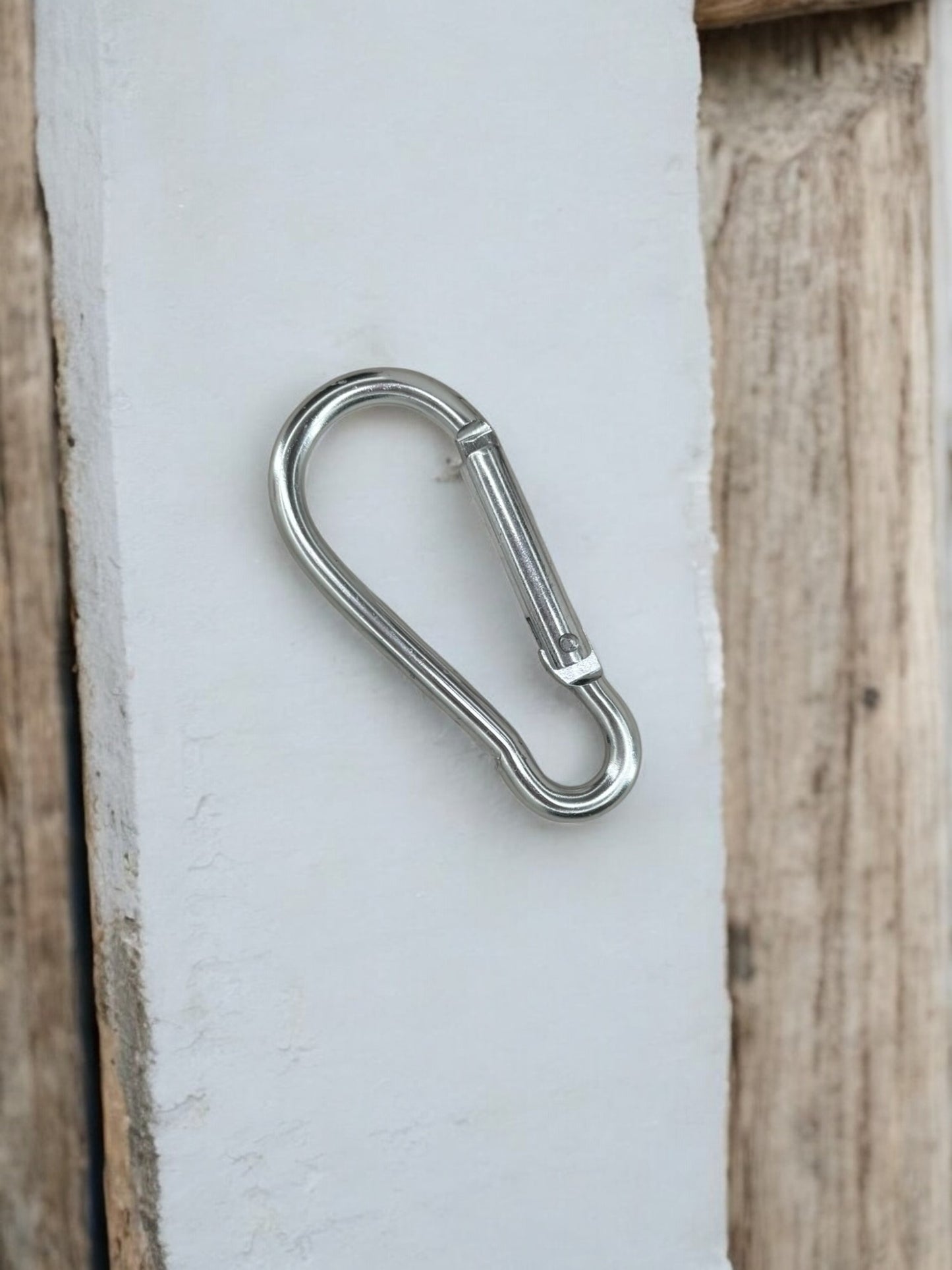 Mousqueton bicolore argent