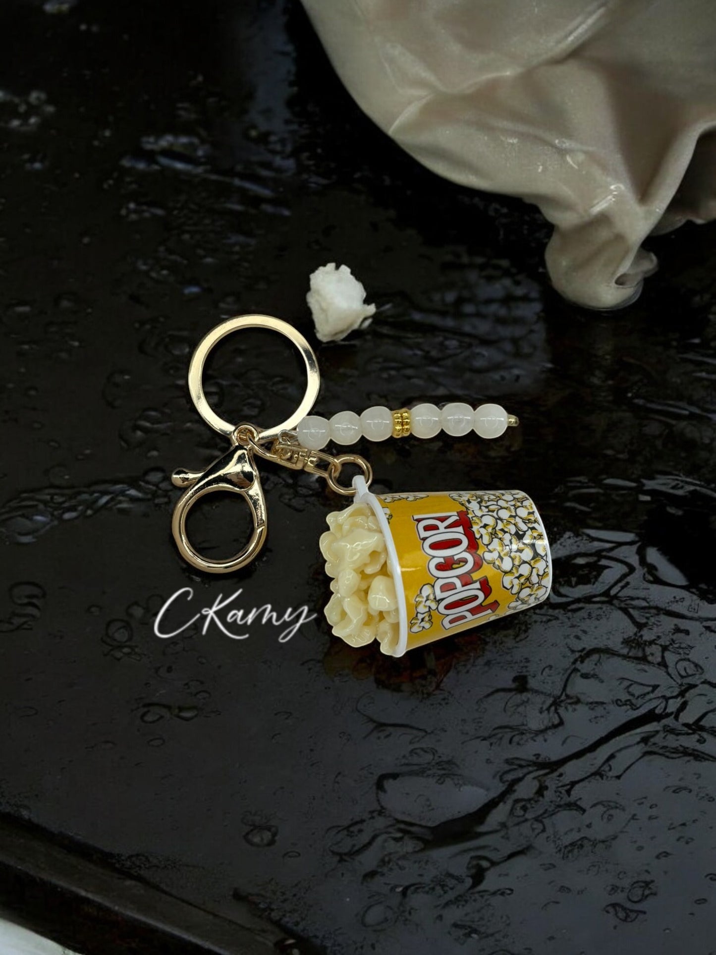 Porte clé personnalisé pop corn