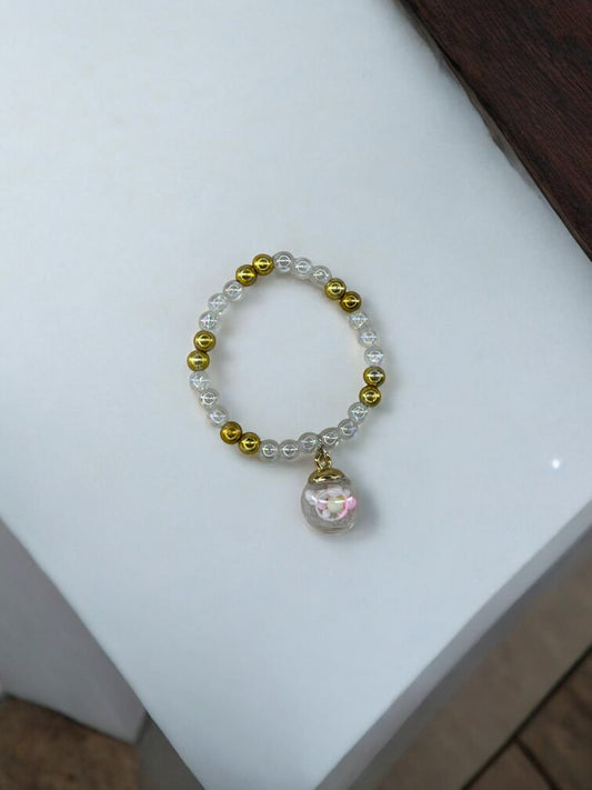 Bracelet enfant boule bonbons transparent
