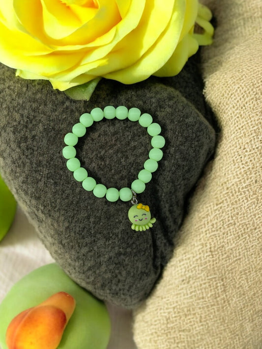 Bracelet enfant pieuvre vert