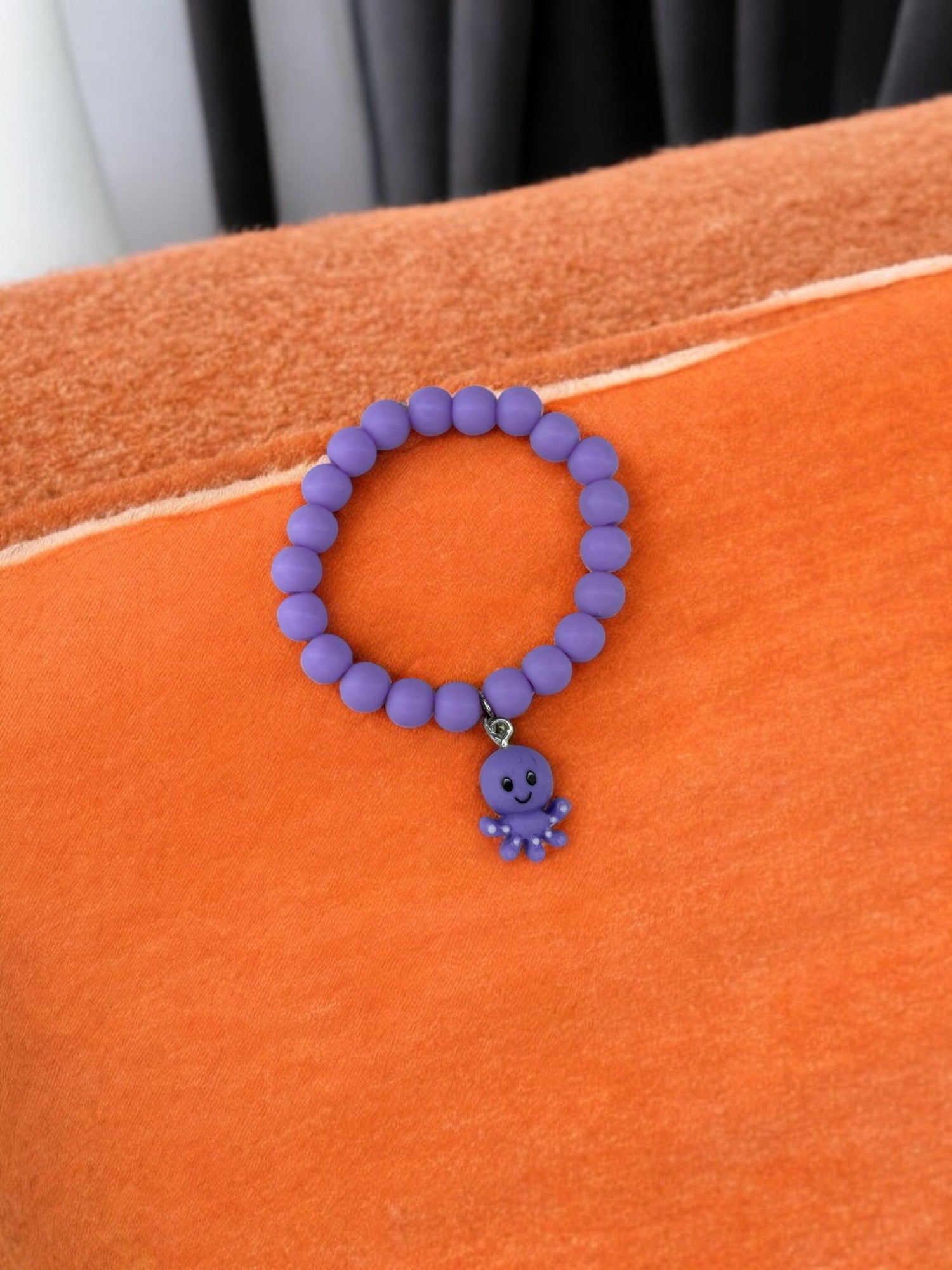 Bracelet enfant pieuvre violet