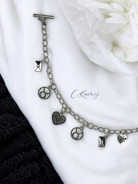 Bracelet femme chaîne argent signe astro taureau