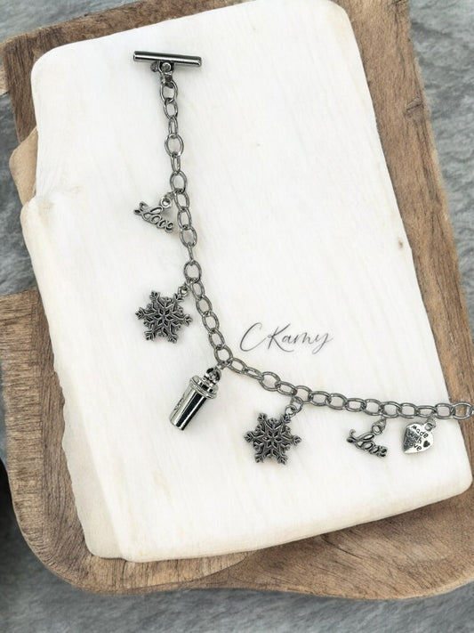 Bracelet femme chaîne café