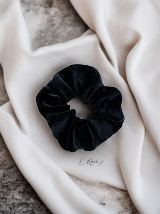 Chouchou velours noir 