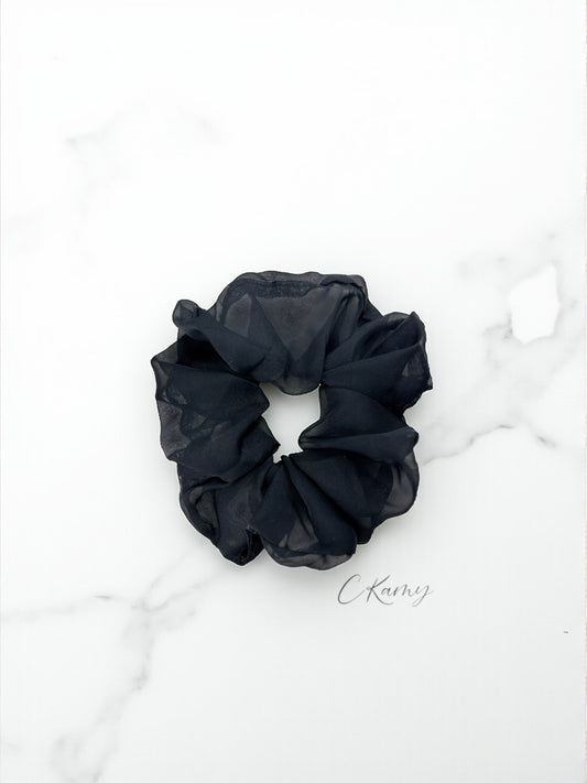 Chouchou voile noir