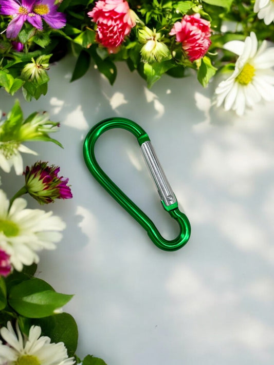 Mousqueton bicolore vert