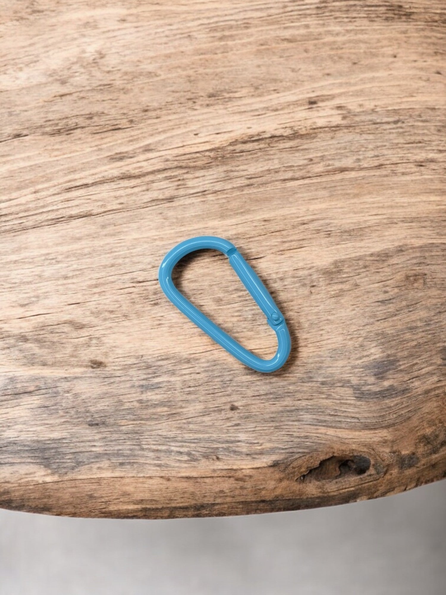 Mousqueton unicolore bleu