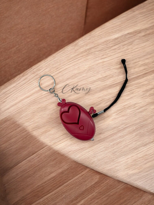 Porte clé alarme rouge