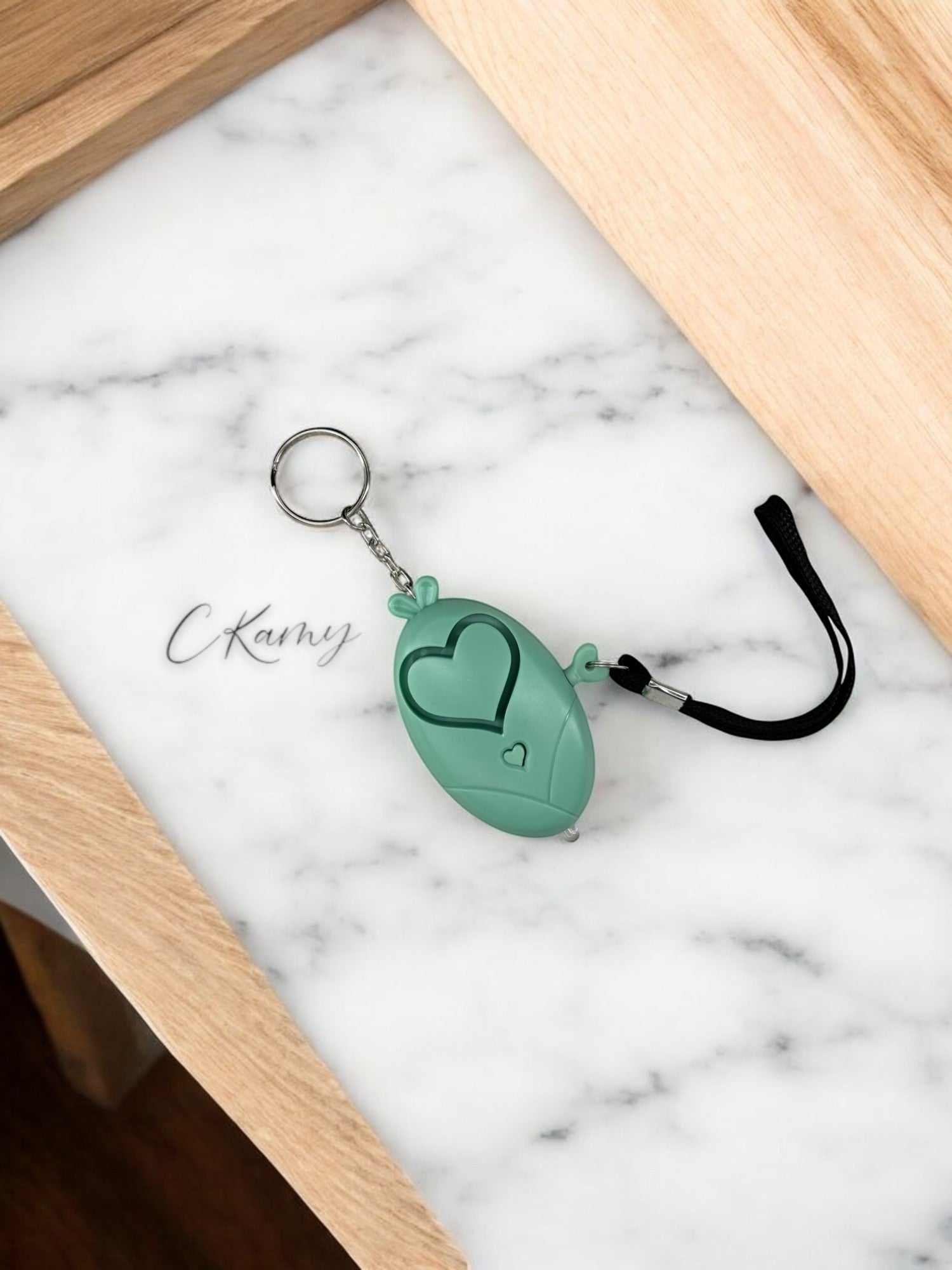 Porte clé alarme vert