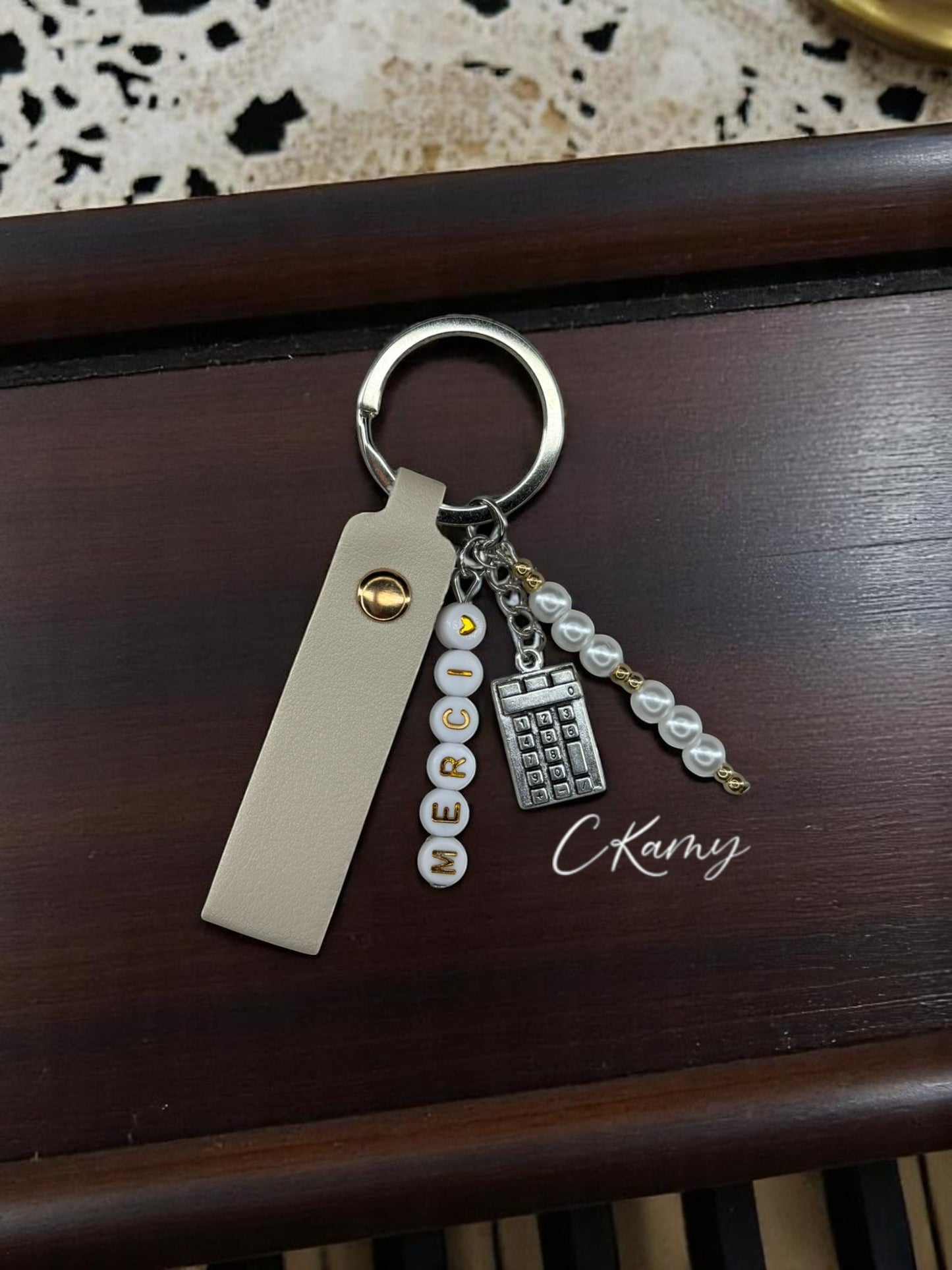 Porte clé personnalisé calculatrice 0