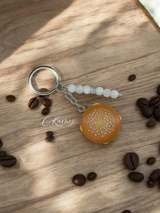 Porte clé personnalisé hamburger