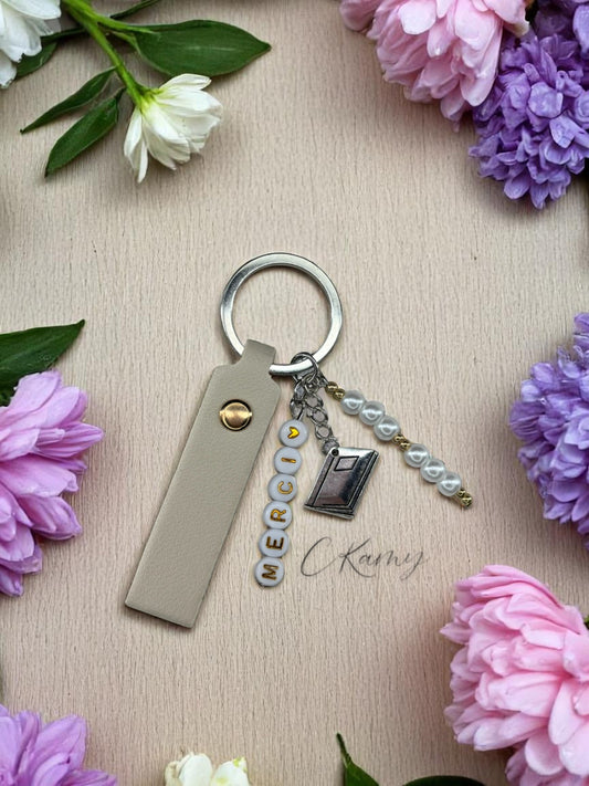 Porte clé personnalisé livre