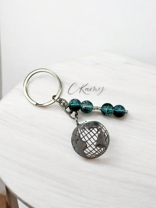 Porte clé personnalisé monde
