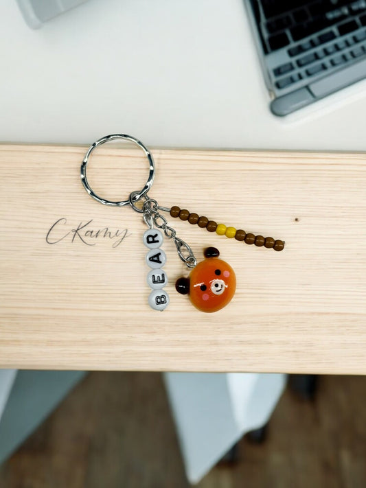 Porte clé personnalisé nounours