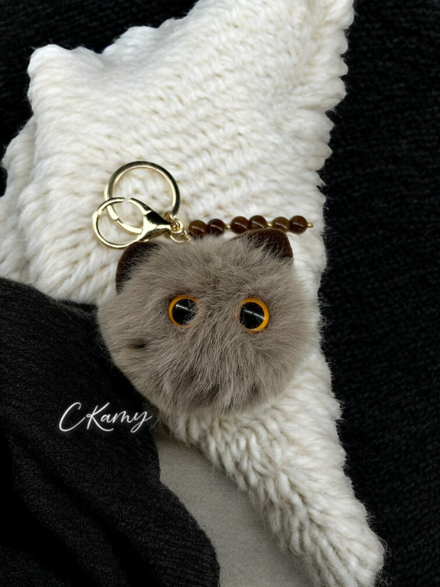 Porte clé personnalisé peluche taupe