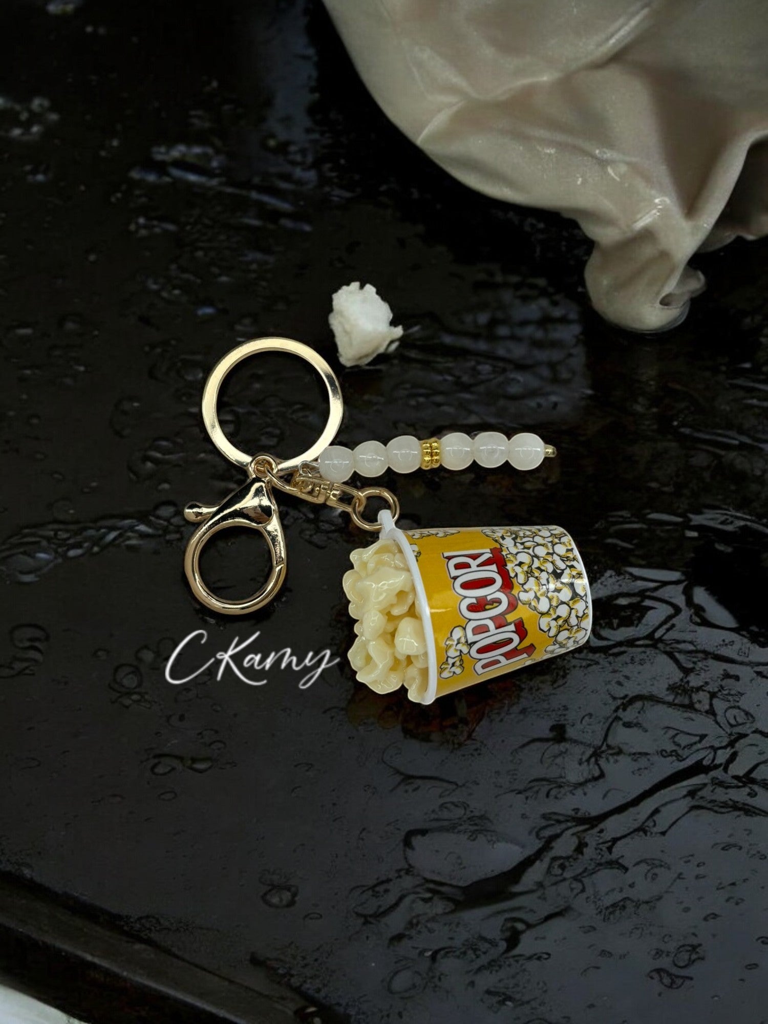 Porte clé personnalisé pop corn