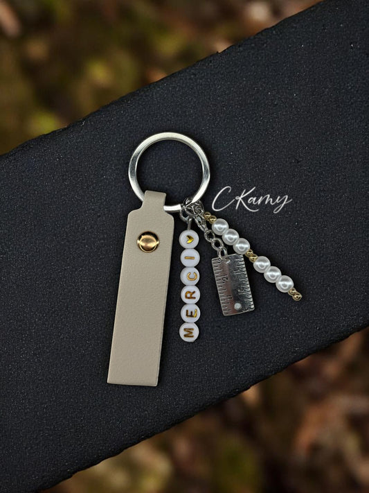 Porte clé personnalisé règle 123