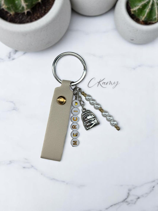 Porte clé personnalisé sac à dos